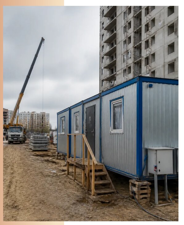 Аренда строительных вагончиков для рабочих в Канске